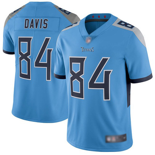 Tennessee Titans Limited Light Blue Men Corey Davis Alternate Jersey NFL Football #84 Vapor Untouchable->tennessee titans->NFL Jersey